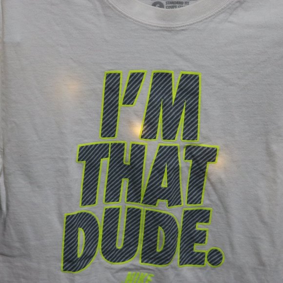 Nike T | Nike T-shirt | Mens Nike | Mens Nike T | White Nike T Shirt - Picture 3 of 8